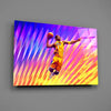 Kobe Bryant: Flight of Colors Glass Wall Art || Designer Collection by Insigneart USA
