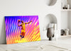 Kobe Bryant: Flight of Colors Glass Wall Art || Designer Collection by Insigneart USA