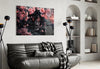 Lion of the Night Glass Wall Art || Designer Collection by Insigneart USA