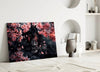 Lion of the Night Glass Wall Art || Designer Collection by Insigneart USA