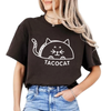 Tacocat Cute Palindrome Shirt – Funny Cat & Taco Graphic Tee for Cat Lovers by Dog Mom Hat