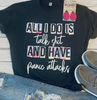 All I Do Is Talk $H!% & Have Panic Attacks - Southern Attitude Short Sleeve t-shirt by DoodleBug's