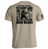 I Support the Right to Keep and Arm Bears by Shield Republic