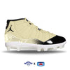 "Tan" Jordan 11 Retro MCS Cleats