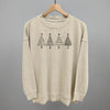 Christmas Tree Doodles (Black) by Ivy + Cloth