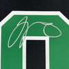 Framed Autographed/Signed Jayson Tatum 35x39 Boston Celtics Black Authentic Swingman Basketball Jersey Fanatics COA