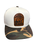 Taxidermist | Camo Leather Patch Snapback by Luckless Outfitters