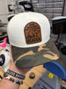 Taxidermist | Camo Leather Patch Snapback by Luckless Outfitters