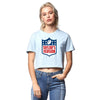 Taylors Version Football Style Fashion Graphic Ladies Crop Top by MyWackyTees