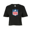 Taylors Version Football Style Fashion Graphic Ladies Crop Top by MyWackyTees