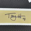 Framed Autographed/Signed Taysom Hill 35x39 New Orleans Black Football Jersey Beckett BAS COA