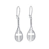 Tennis Racket Dangle Earrings