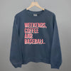 Weekends Coffee Baseball by Ivy + Cloth