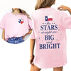 Texas Strong 2-Sided T-Shirt – Pray for Texas Tee, Hill Country Survivor Shirt, Unisex Lone Star Pride Top by Dog Mom Hat