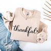 Thankful Sweatshirt for Women - Cozy Thanksgiving Gift Sweater by Adorb Custom Tees