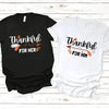 EXPEDITE to Receive in Time - Thankful For Her/Him Valentines Couple V-Neck by Adorb Custom Tees