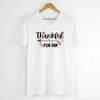 EXPEDITE to Receive in Time - Thankful For Her/Him Valentines Couple V-Neck by Adorb Custom Tees