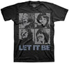 The Beatles Men'S Beatles Let It Be T-Shirt ,Black , Medium [T-Shirt] by Rock Band Apparel
