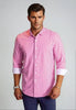 The Go Big Stripe Long Sleeve Tech Shirt - Sunset Stripe by Buki