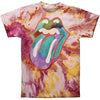 The Rolling Stones Rolling Stones Tongue Tie-Dye Ss Tee Small [T-Shirt] by Rock Band Apparel