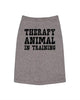 Therapy Animal in Training Dog Shirt by Anchored Grace Boutique