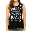 This Princess Wears Boots Tank Top by Luckless Outfitters