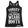 This Princess Wears Boots Tank Top by Luckless Outfitters