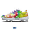 "Tie-Dye" Nike Alpha Huarache Elite 4 Low Cleats