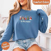 Tis The Season Comfort Colors Long Sleeve Christmas Shirt by Adorb Custom Tees
