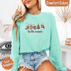 Tis The Season Comfort Colors Long Sleeve Christmas Shirt by Adorb Custom Tees