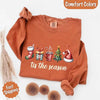Tis The Season Comfort Colors Long Sleeve Christmas Shirt by Adorb Custom Tees