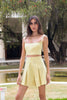 PERLA SHORT IN SOFT YELLOW by No Pise La Grama Web