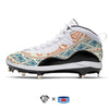 "Tribal" Jordan Retro 10 Metal Baseball Cleats