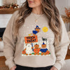 Trick or Teddies Halloween Sweatshirt | Cute Teddy Bear Graphic Crewneck