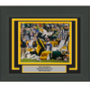 Framed Autographed/Signed Troy Polamalu Pittsburgh Steelers 16x20 Football Photo Beckett BAS COA