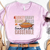 Turkey Gravy Beans & Rolls Shirt – Funny Thanksgiving Casserole Tee by Adorb Custom Tees
