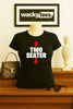 Two Seater Face and Bottom Seat Funny Adult Humor Graphic Tee Shirt by MyWackyTees