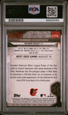 Graded 2023 Topps Bowmans Best Gunnar Henderson #26 Aqua Lava #/199 Rookie RC Baseball Card PSA 9 Mint