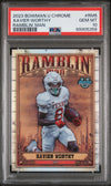 Graded 2023 Topps Bowman University Xavier Worthy #RM5 Ramblin Man Rookie RC Football Card PSA 10 Gem Mint