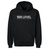 500 LEVEL Wordmark WHT by 500 LEVEL