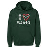 Christmas I Love Santa WHT by 500 LEVEL