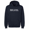 500 LEVEL Wordmark WHT by 500 LEVEL