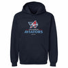 Columbus Aviators Primary Logo WHT by 500 LEVEL