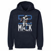 Khalil Mack Los Angeles C Bold Number WHT by 500 LEVEL