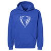 DePaul Blue Demons Primary Logo White WHT by 500 LEVEL