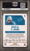 Graded 2021 Panini Phoenix Amon-Ra St. Brown #131 Celestial Rookie RC Football Card PSA 10 Gem Mint