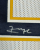 Framed Autographed/Signed Khalil Mack 35x39 Los Angeles LA White Football Jersey Beckett BAS COA by Hall of Fame Sports Memorabilia