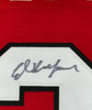 Framed Autographed/Signed Ed Belfour 35x39 Chicago Red Hockey Jersey JSA COA by Hall of Fame Sports Memorabilia