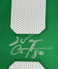 Framed Autographed/Signed Wayne Chrebet 35x39 New York White Football Jersey JSA COA by Hall of Fame Sports Memorabilia