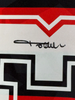 Framed Autographed/Signed Paolo Maldini 35x39 AC Milan Black/Red Soccer Futbol Jersey Beckett BAS COA by Hall of Fame Sports Memorabilia